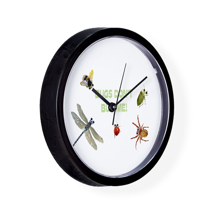 CafePress Cute Bugs 10" Wall Clock (159238109)