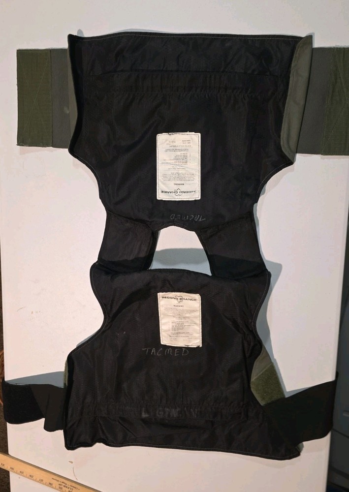 Second Chance Armor Carrier Tactical Vest Adjustable MOLLE Green