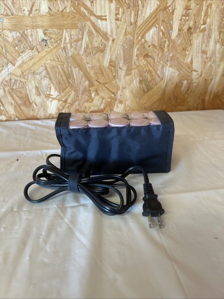 Remington Compact Hot Rollers in Storage Travel Case Ionic + Ceramic H1015 R