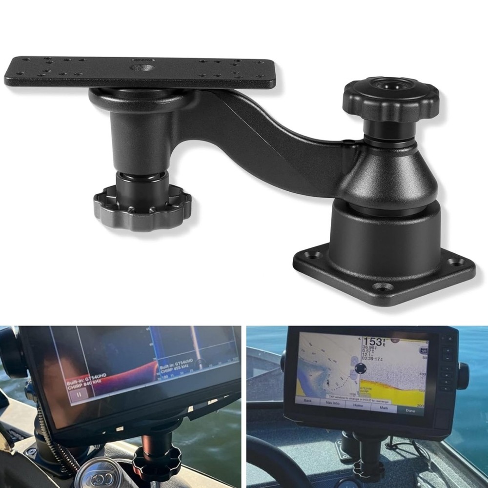 For Fish Finder & Chartplotters Fishfinder Mount with 6" Swing Arm for echoMAP