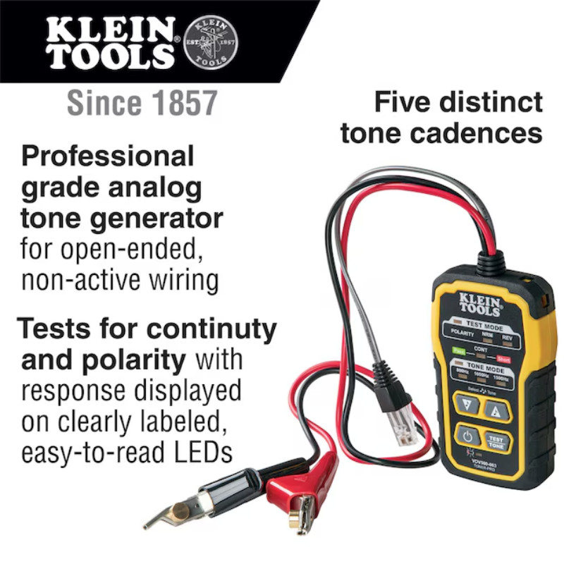 Klein Tools Tone & Probe PRO Electrical Wire Tracing Set, Batteries & Carrying