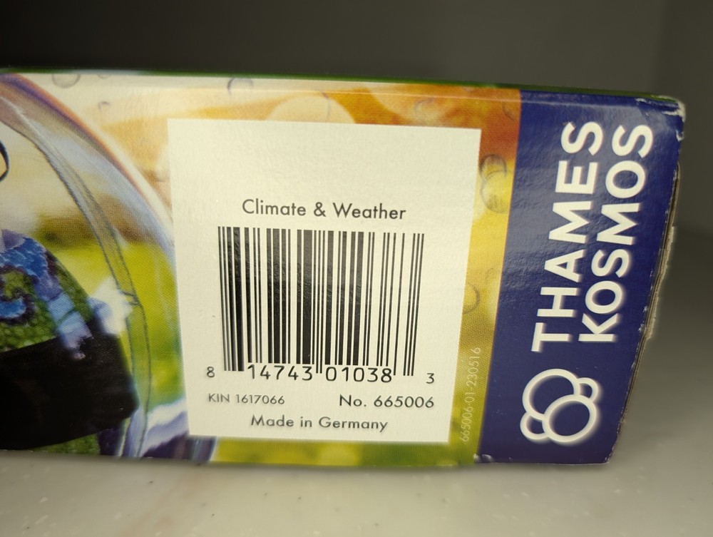 Thames & Kosmos Climate & Weather Experiment Kit-New