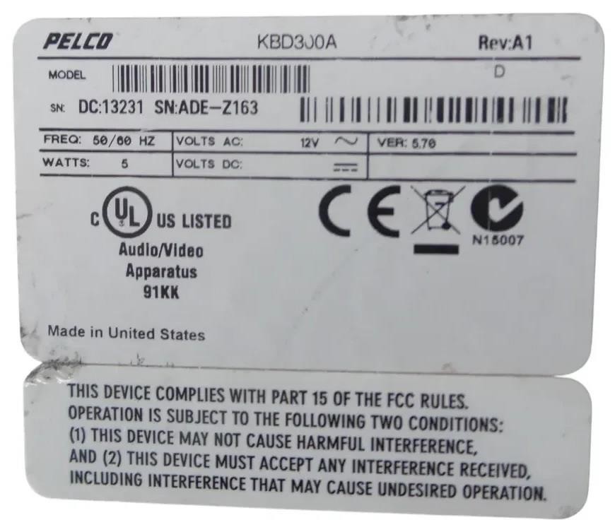 Pelco KBD300A Keyboard Controller - Free Shipping