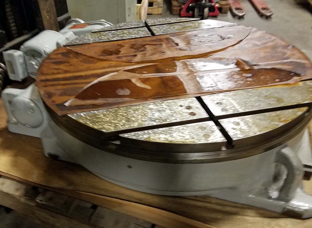 Pratt & Whitney 30 Inch Plain Motorized Horizontal Rotary Table (Inv.36140)