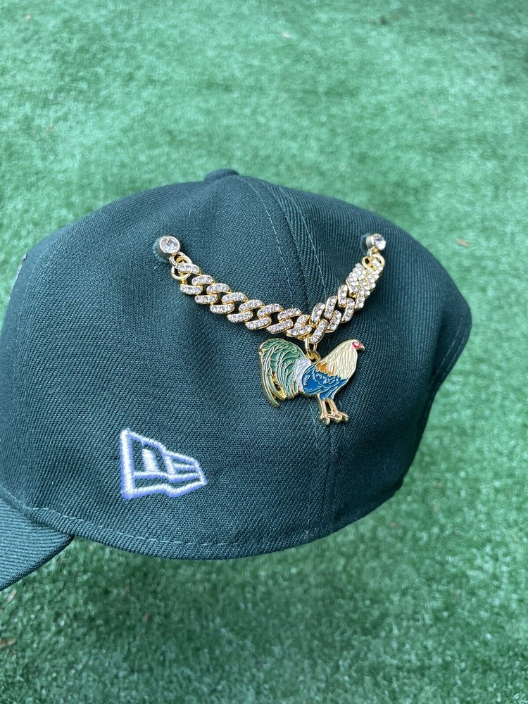 Rooster Cuban Link New Era Hat Pin