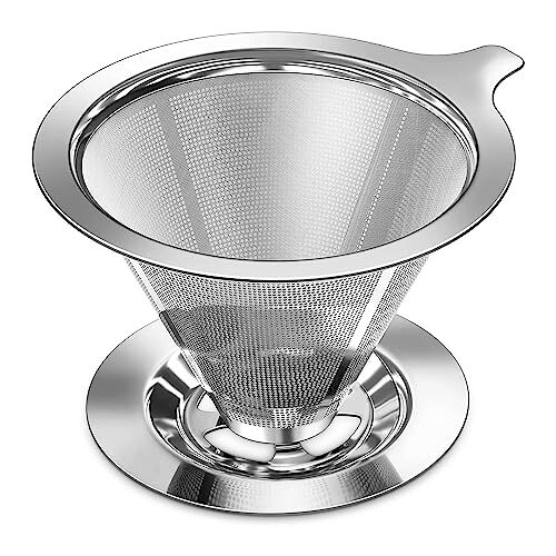 Pour Over Coffee Dripper, Slow Drip Paperless Coffee Filter, coffee dripper