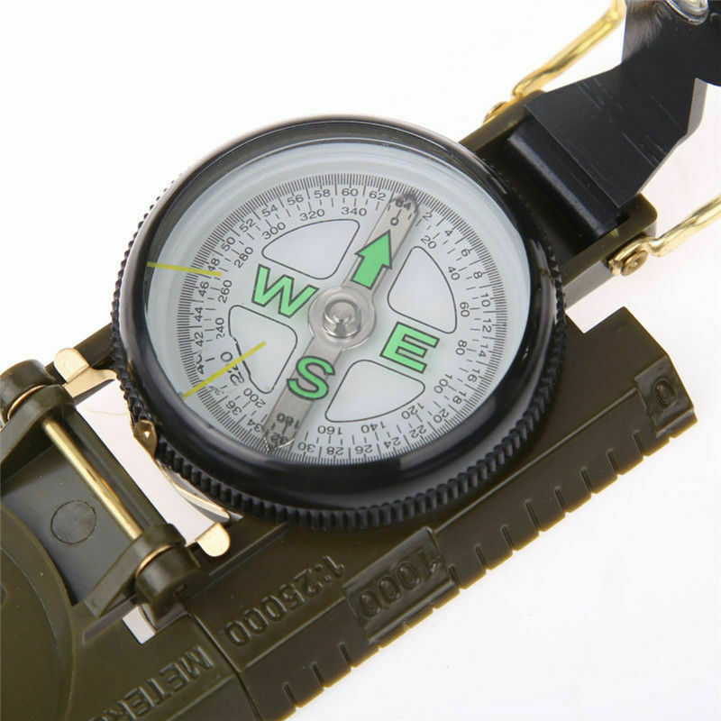 New US Metal Pocket Army Style Compass Military Camping Hiking Survival Marching