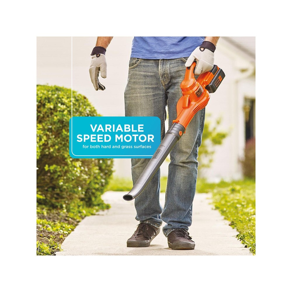 BLACK+DECKER 40V MAX* String Trimmer / Edger and Sweeper Combo - LCC140