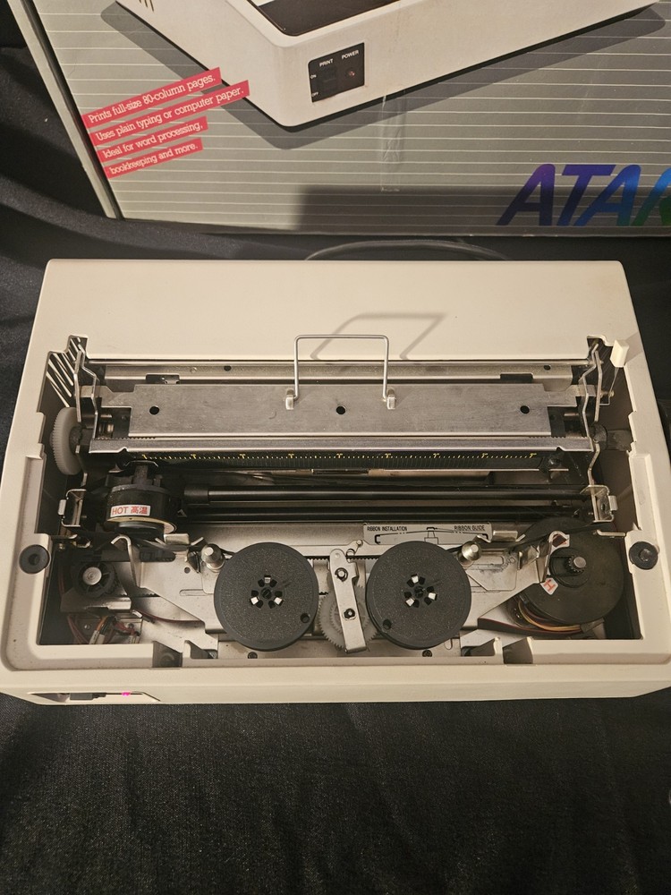 Atari 1025 Printer and Box - Tested Powers On READ