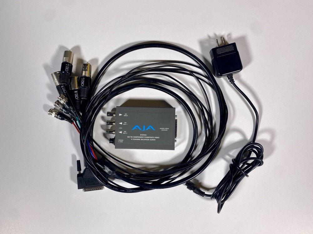 AJA D10CEA SDI Video & Audio Digital to Analog Transcoder