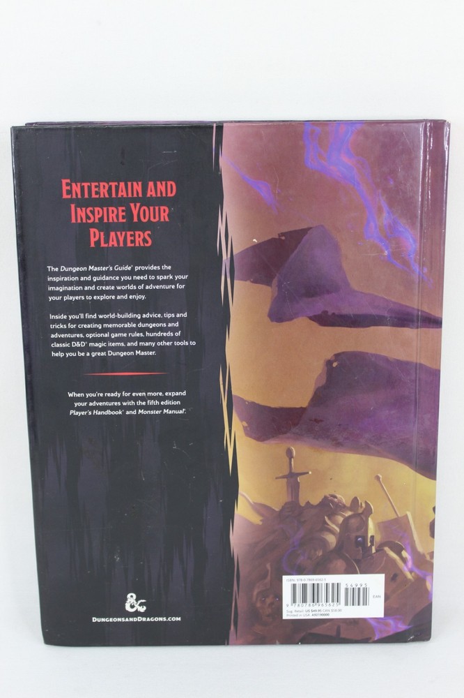 Dungeons & Dragons 5th Edition Dungeon Master's Guide HC Book 2014