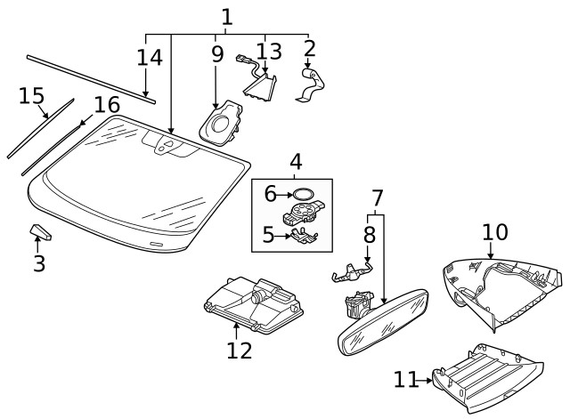 Genuine Volkswagen Camera 1EA-980-654-L