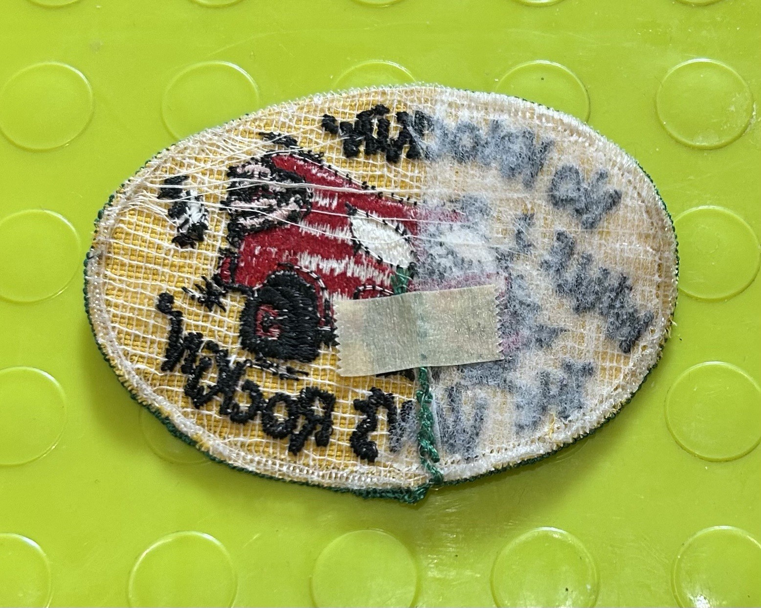 Vintage No Knockin’ While The Van Is Rockin’ Patch NOS Circa Late 1970s Van Life