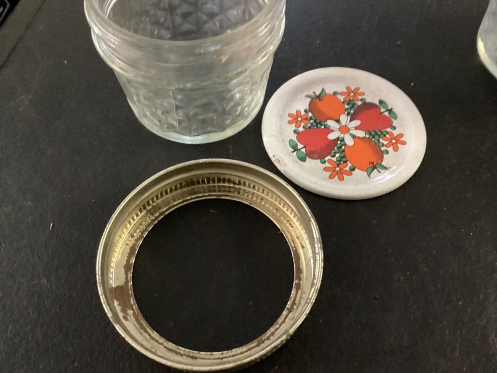 (2) Small Jelly Canning Jars
