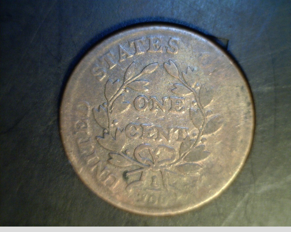 1801 LARGE CENT, Normal Reverse, Average Grade, Copper (US-6192)