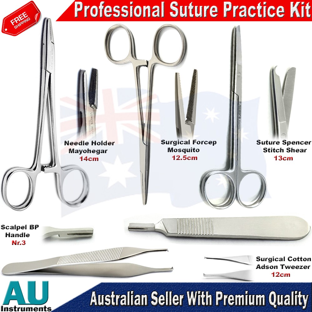 Tissue Scissor Needle Holder Cotton Dressing Forceps Orthodontic Instruments Lab