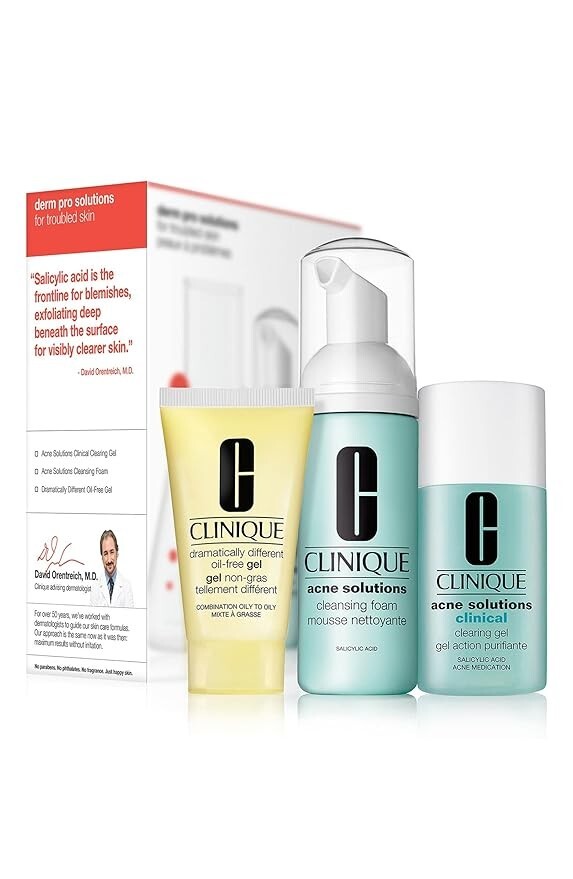 Clinique, Set, Derm Pro Solutions Kit, 3pc