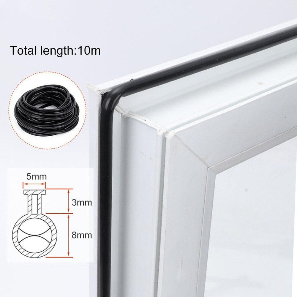 O Shape Sealing Strip 10m for Effective Windproof and For soundproof Solutions
