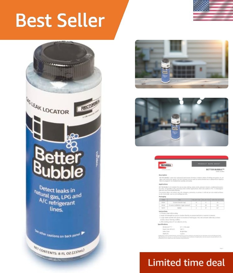 Advanced 8oz Leak Detection Spray - Biodegradable Better Bubble with Fast Action
