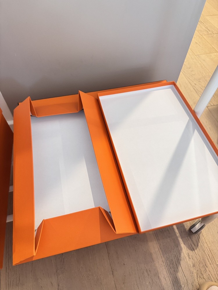 Hermes Empty Foldable Gift Box 15”x9.1”x2.6”