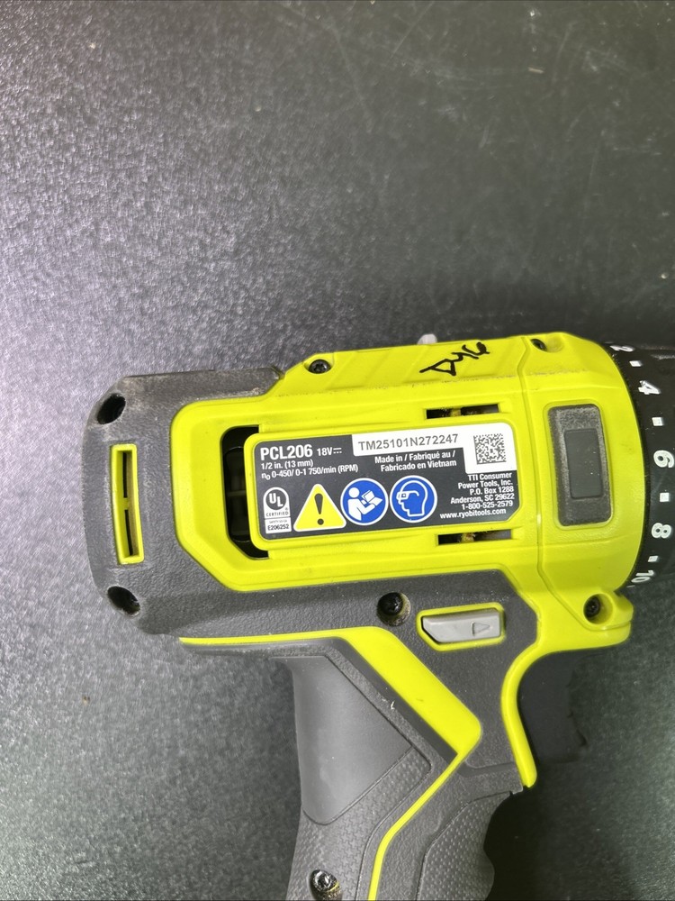 Ryobi ‎PCL206 18V ONE+ Cordless Drill D46
