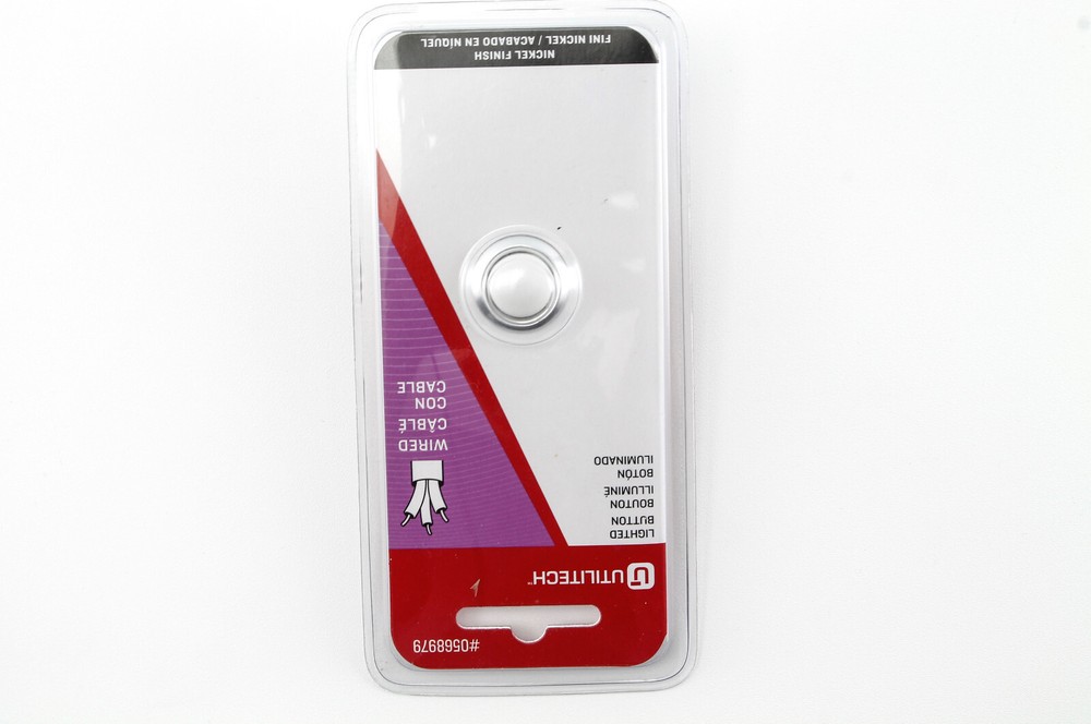 Utilitech Wired Lighted Button Part No. 0568979 Brand New In Plastic