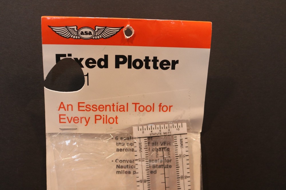ASA FIXED PLOTTER PILOT TOOL NAVIGATION GUIDE CP-1