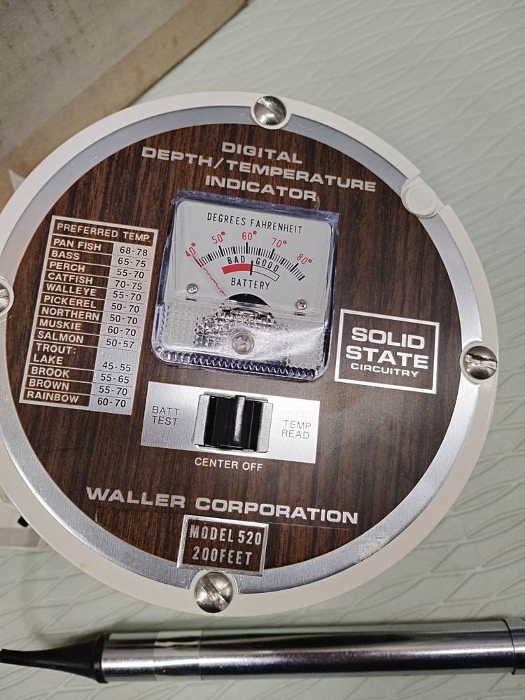 Vyh Solid State Electronical Waller Digital Depth Temperature Indicator 200 Feet