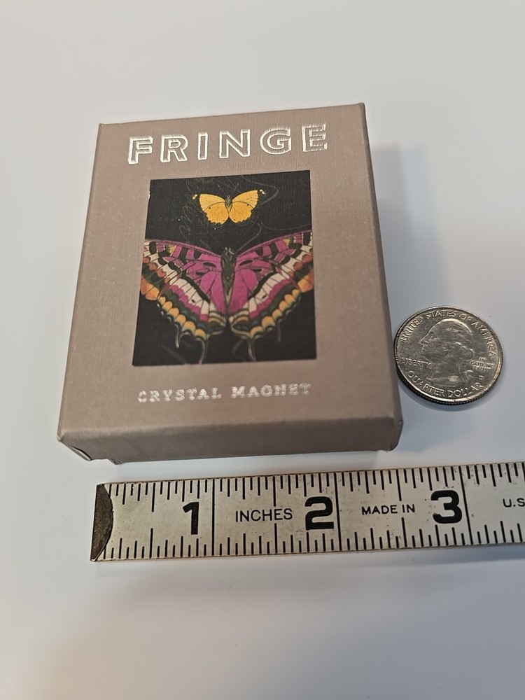 Fringe Crystal Magnet Butterfly
