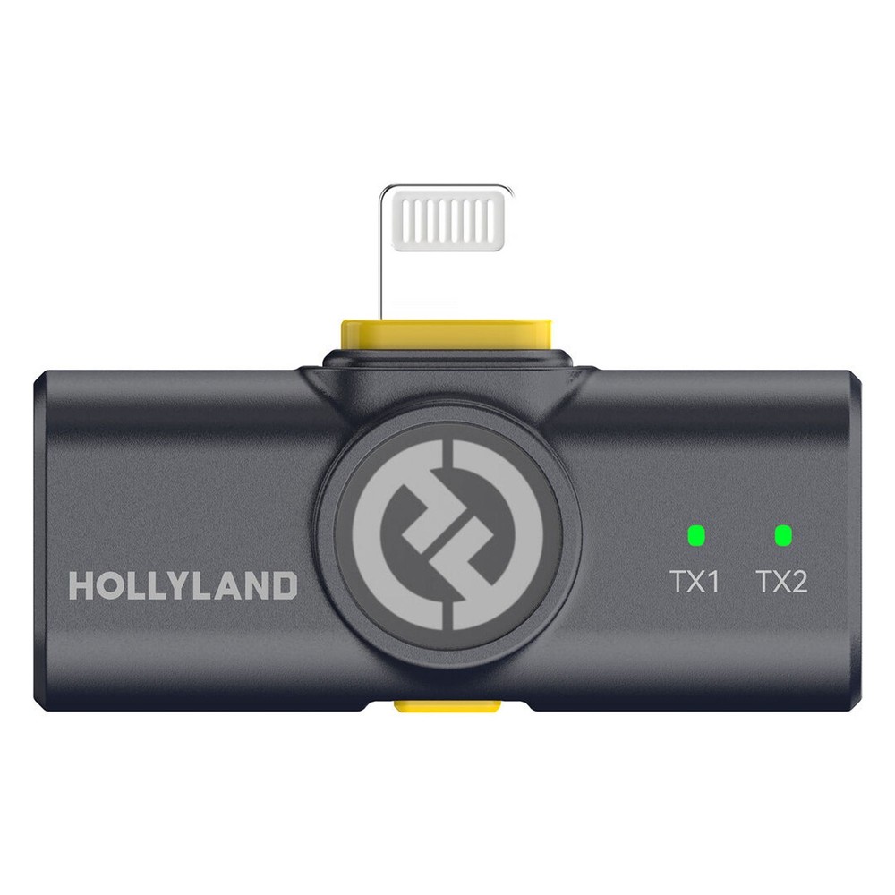 Hollyland LARK M2 Wireless Lavalier Microphone with Lightning Plug Video Bundle