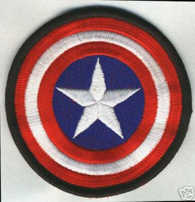 CAPTAIN AMERICA SHIELD PATCH - CAPTAM1