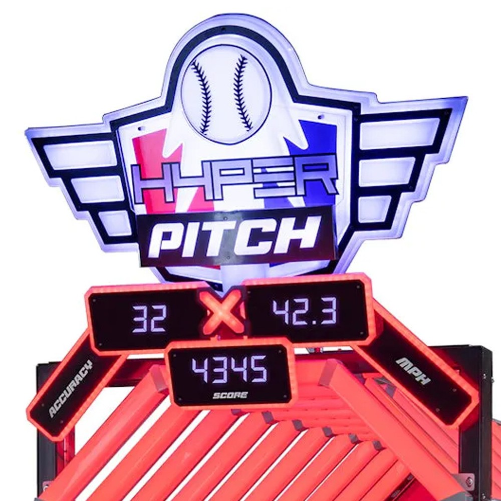 LAI Games HYPERpitch Baseball Pitching Throwing Ticket Redemption Arcade Game