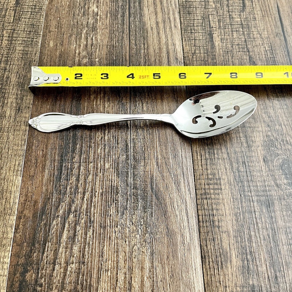 Oneida Chatelaine (3) Pierced Serving Spoon Stainless 8 1/4in Replacement