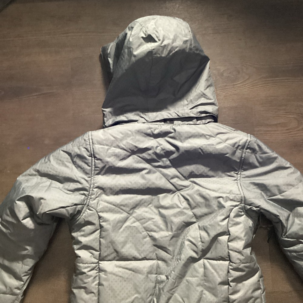 Obermeyer Juniors Grey Puffer Jacket Size 10