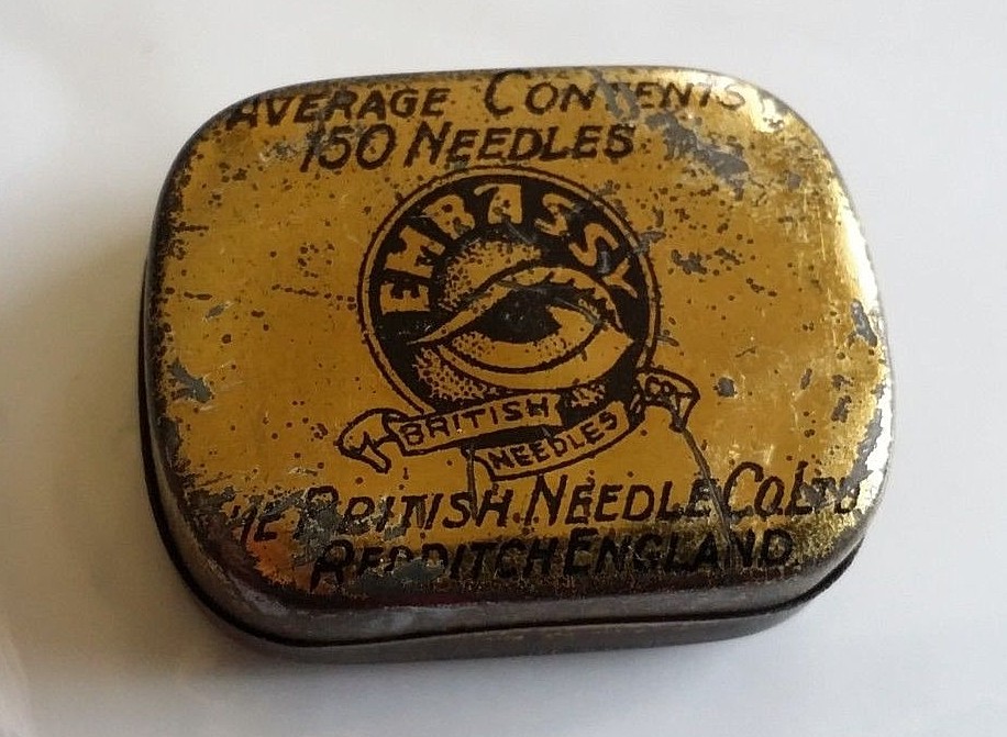 PG181 Gramophone needles EMASSY EXTRA LOUD gramophone dots box EMPTY