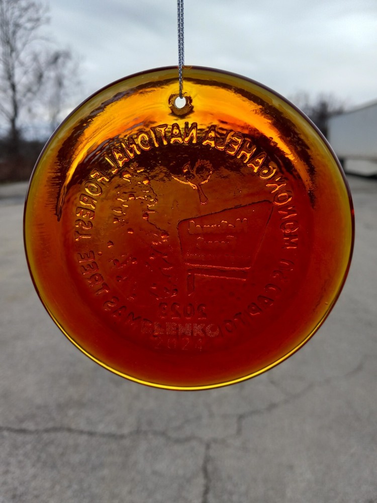 BLENKO Ornament 2023 US Capitol Christmas Tree Suncatcher
