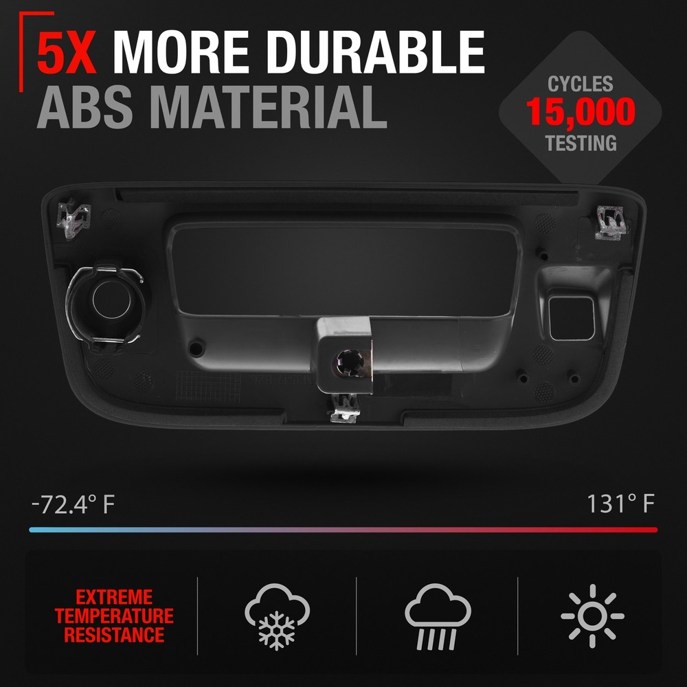 Tailgate Handle Bezel for Chevrolet Silverado; GMC Sierra