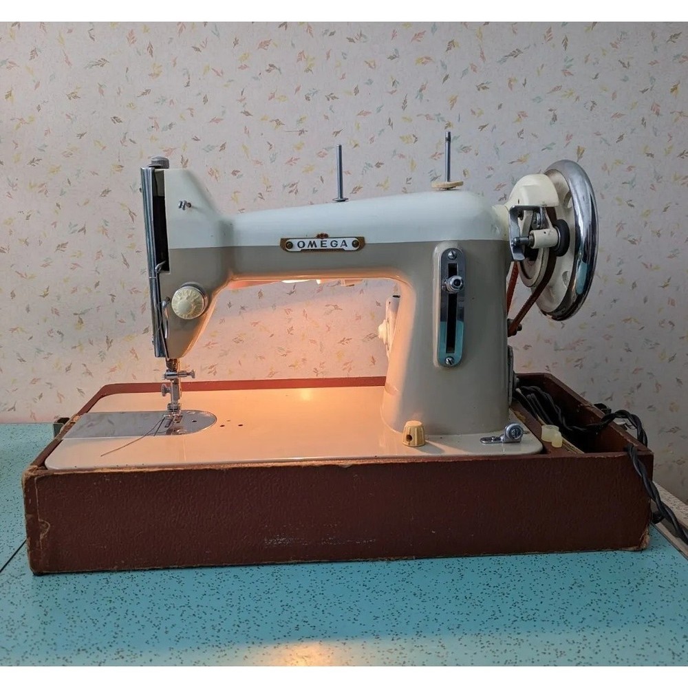 Vintage Omega Sewing Machine with Case