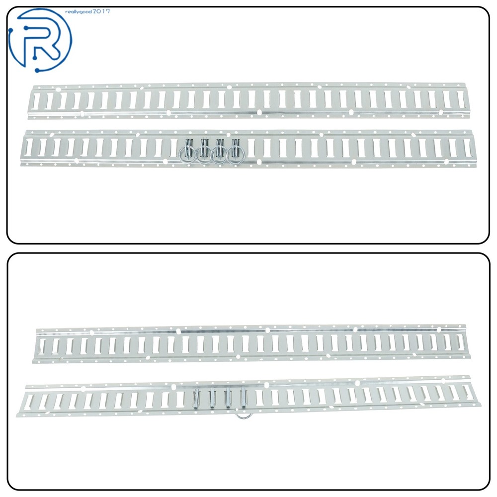 Durable 12 Pack 5' E Track Tie Down Rail System Horizontal High Quality For Vans
