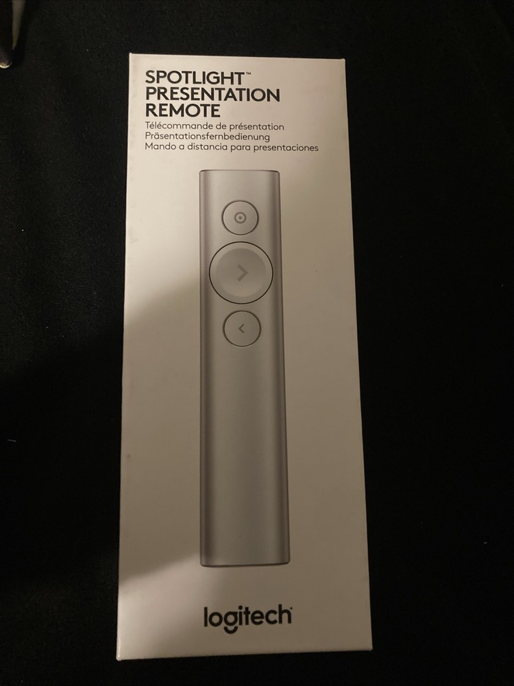 New  Logitech Spotlight Presentation Remote Bluetooth And USB