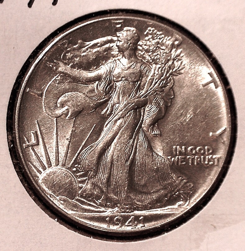 1941 Walking Liberty Half Dollar, Ch. AU #2644