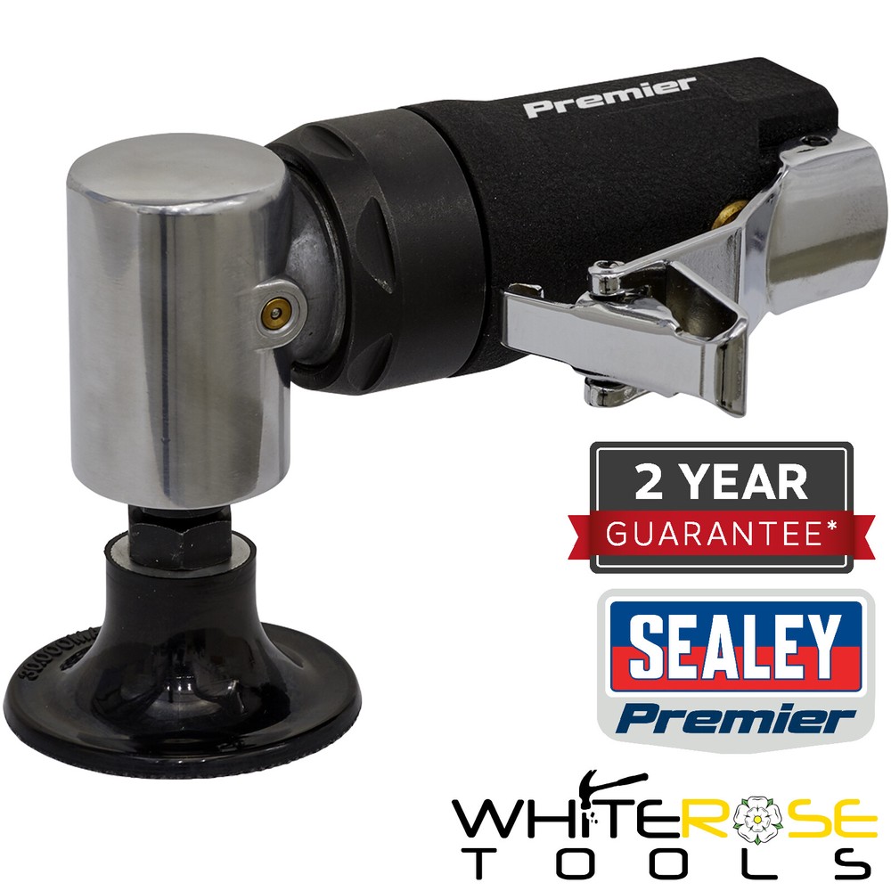 Sealey Air Sander Ø50mm Mini Premier Air Tool Lightweight Workshop Garage