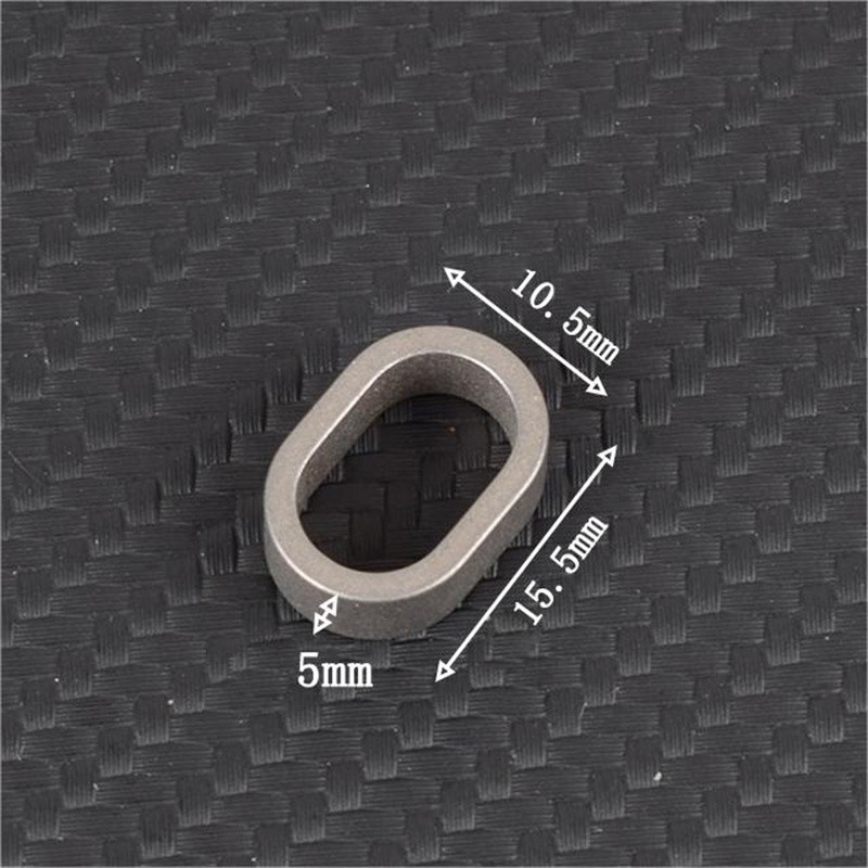 Titanium MINI Keychain Belt Buckle Multifunctional Outdoor EDC Snap Ring Loop