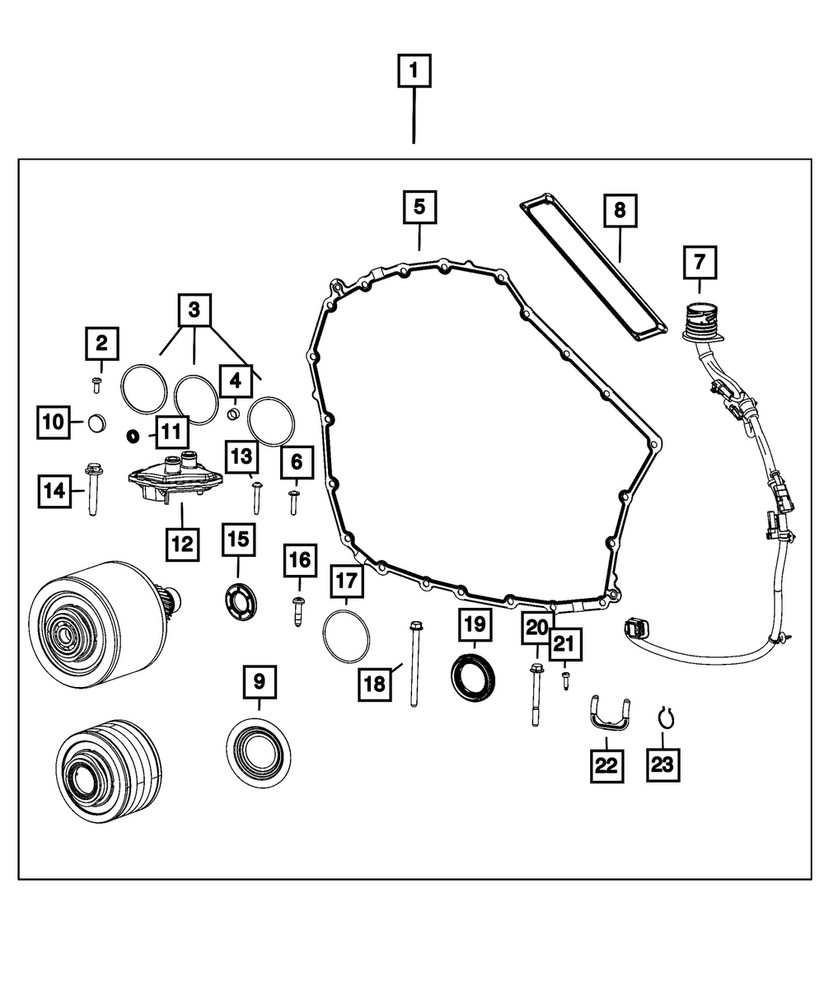 Genuine Mopar Hex Flange Head Bolt Mounting 6510191AA
