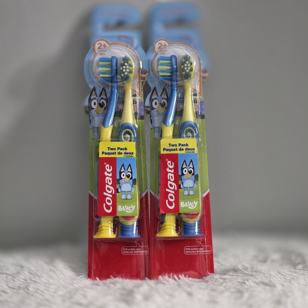 Colgate Bluey Kids Manual Toothbrush Two Twin Pack
