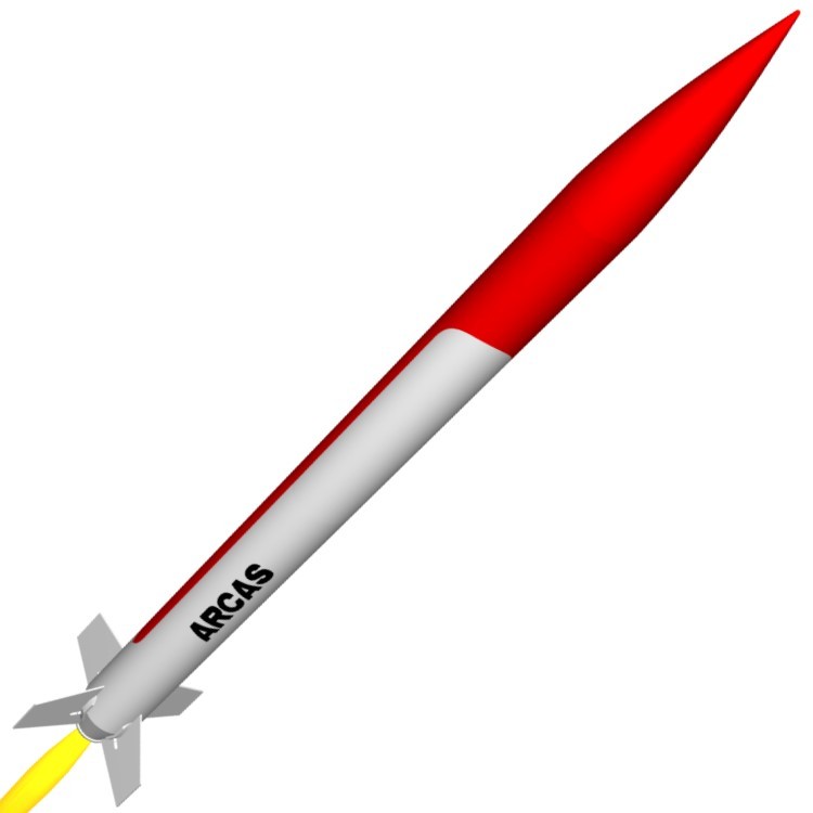 Semroc Flying Model Rocket Kit Pro Arcas SEM-KS-5 Discontinued
