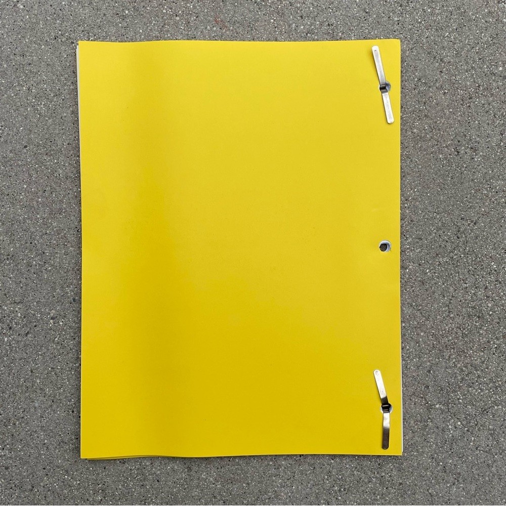 American Dad 2010 The Unbrave One Production Used Original Table Draft Script