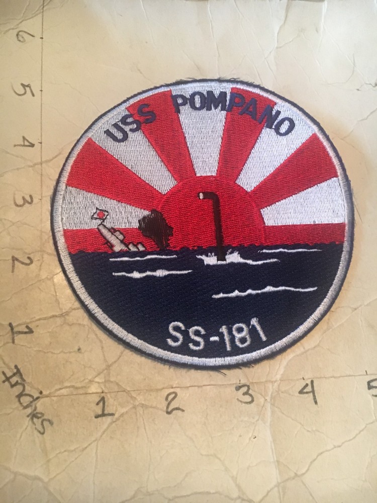 US NAVY USS Pompano SS-181 Submarine Patch 8/1/25