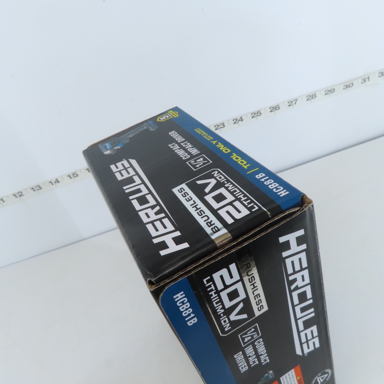 NEW HERCULES HCB81B 20V BRUSHLESS CORDLESS 1/4 IN. COMPACT 3-SPEED IMPACT DRIVER