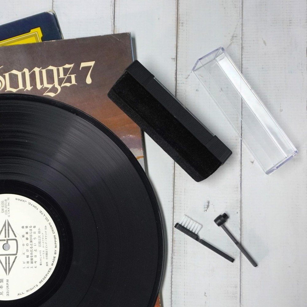 Vinyl Record Cleaning Kit Anti Static Brush Stylus Tool